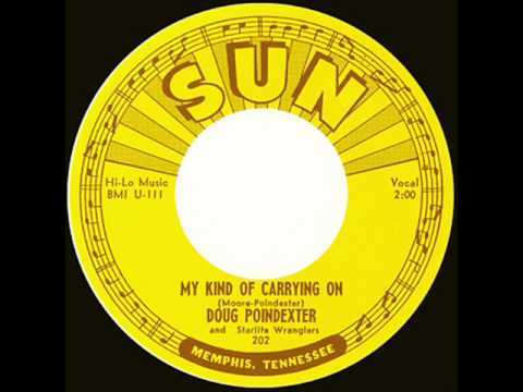 Album cover art for "My Kind Of Carryin’ On" by Doug Poindexter & The Starlite Wranglers