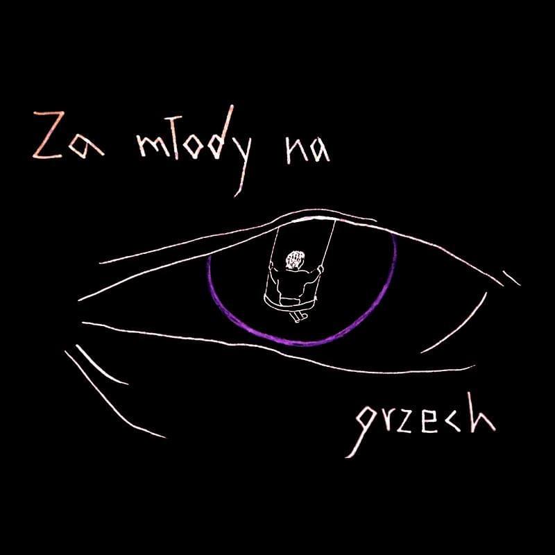 Album cover art for "Za młody na grzech" by Kukon & Deys