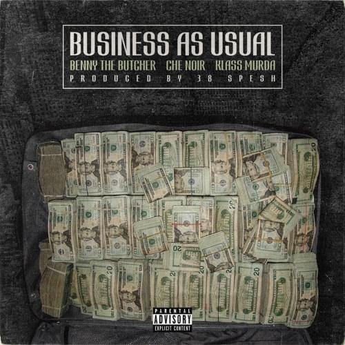 Album cover art for "Business as Usual" by 38 Spesh