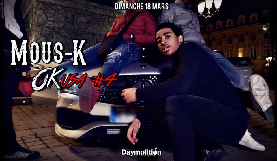 Album cover art for "OK USA #4" by Mous-K