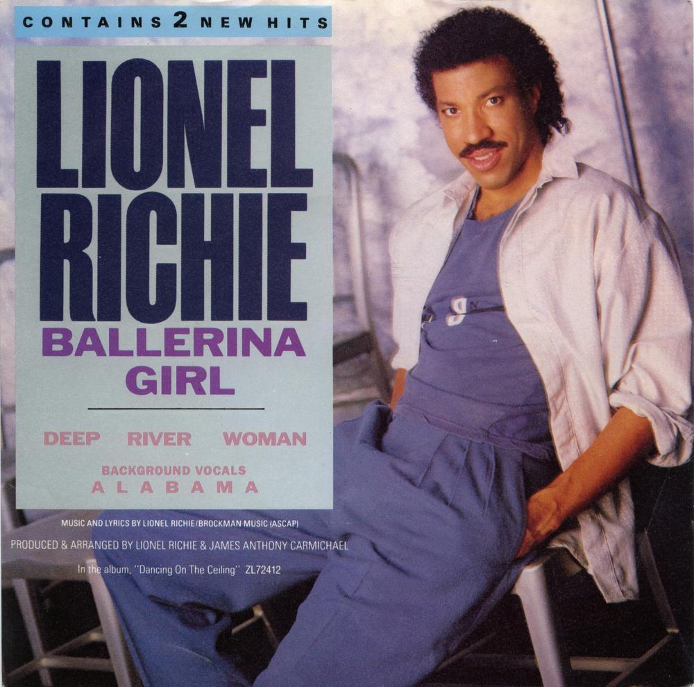 Album cover art for "Ballerina Girl" by Lionel Richie