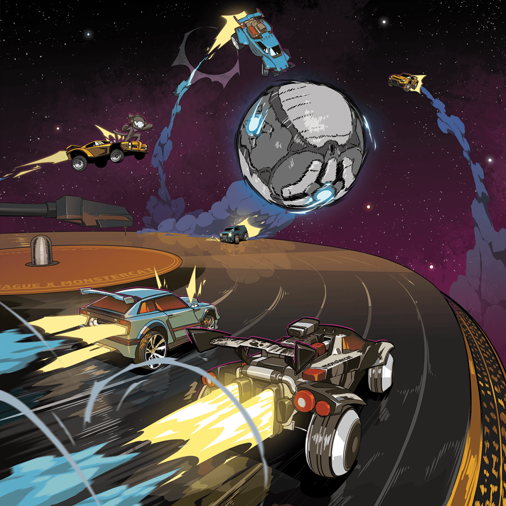 Cover image for Rocket League x Monstercat: 10 Year Anniversary