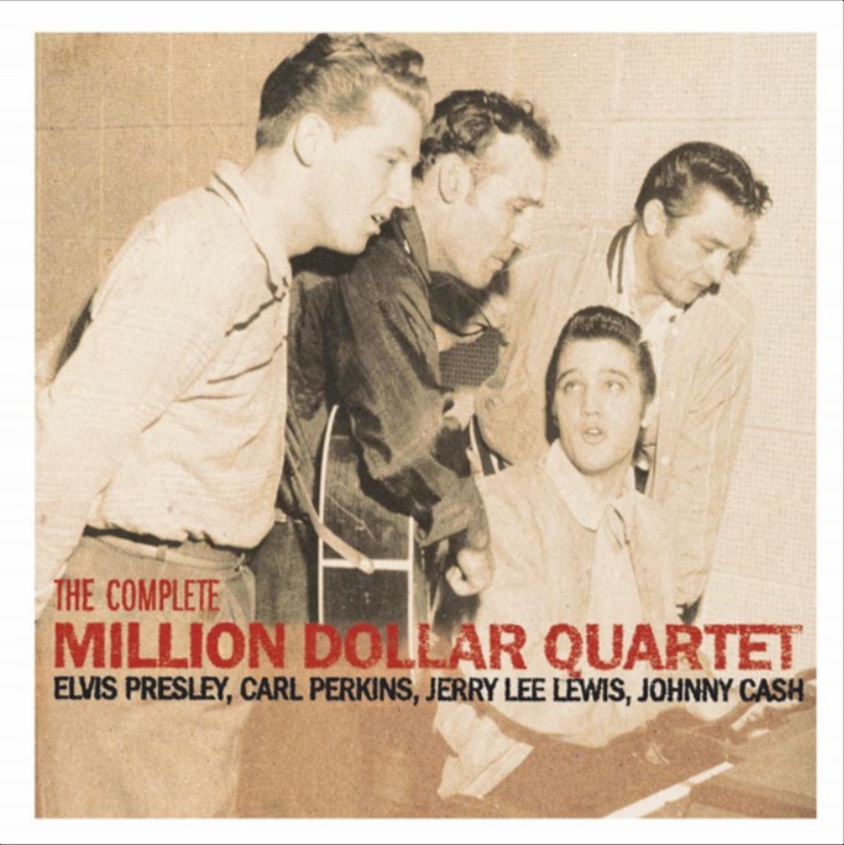 Album cover art for "I Shall Not Be Moved" by The Million Dollar Quartet