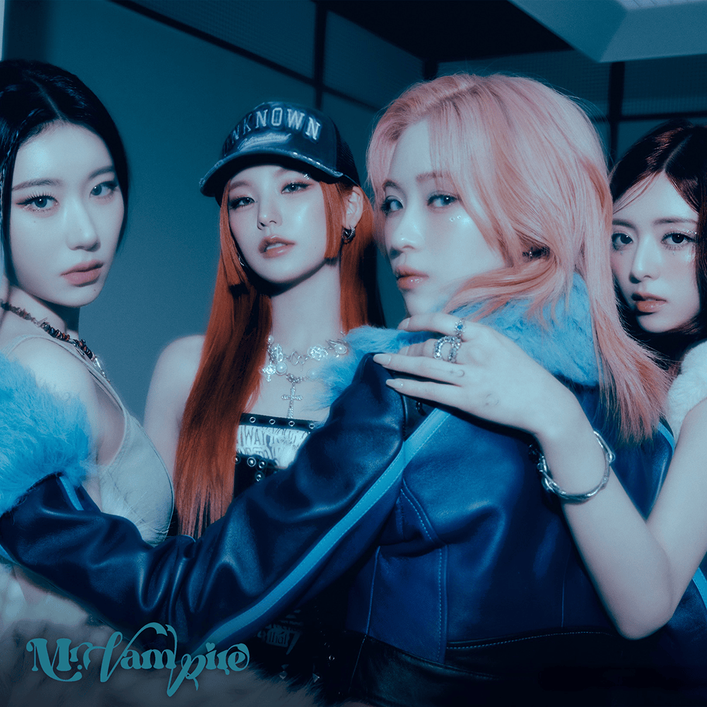 Album cover art for "Mr. Vampire" by ITZY