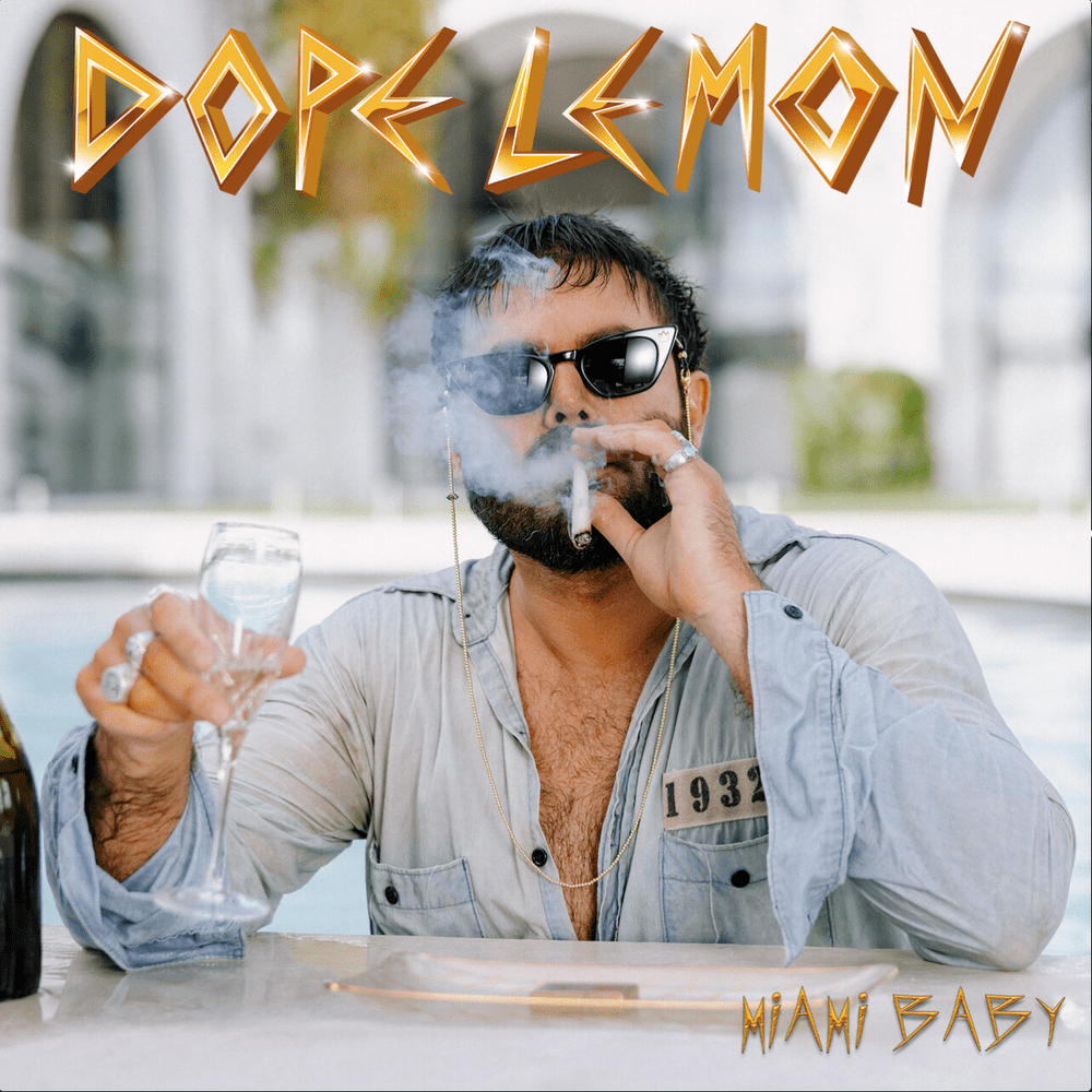 Album cover art for "Miami Baby" by DOPE LEMON