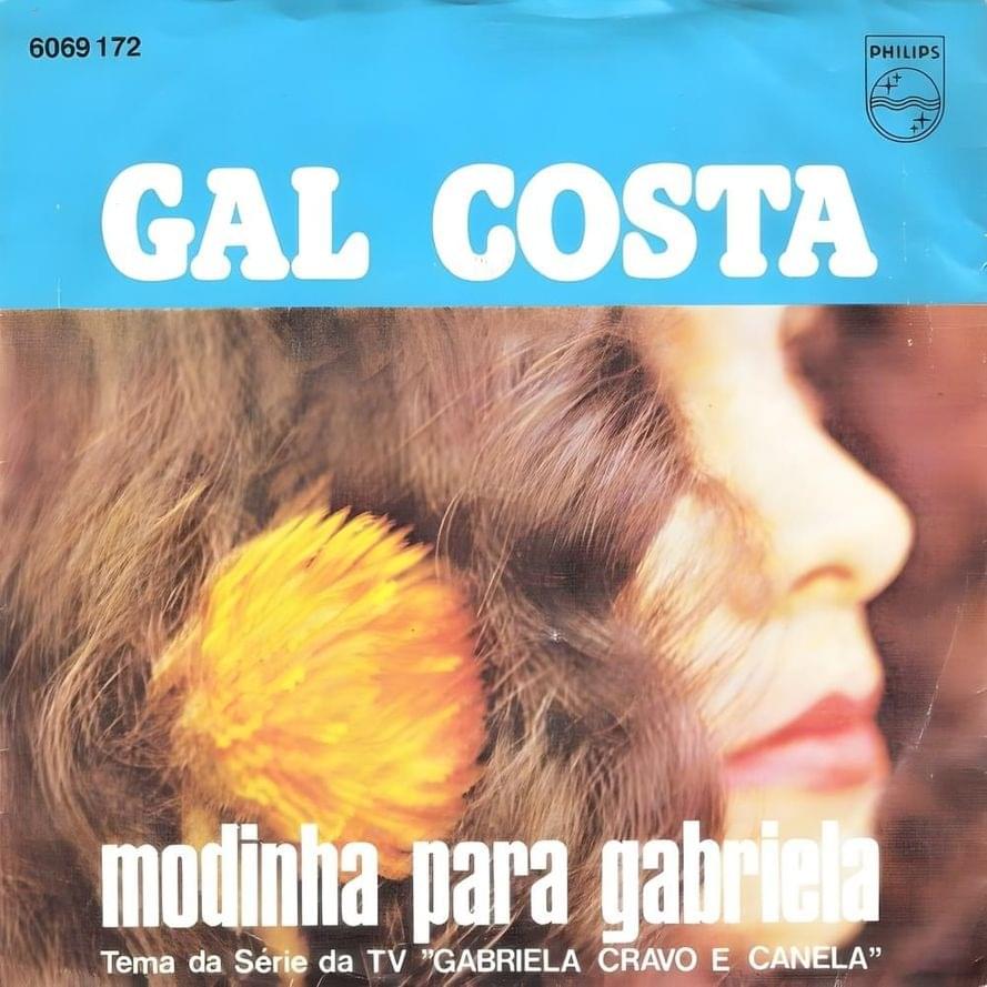 Album cover art for "Modinha Para Gabriela" by Gal Costa
