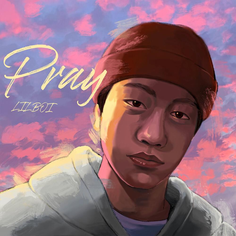 Album cover art for "기도 (Pray)" by lIlBOI (릴보이) & Taylor (KOR) & Hoody (후디) & Verbal Jint (버벌진트)