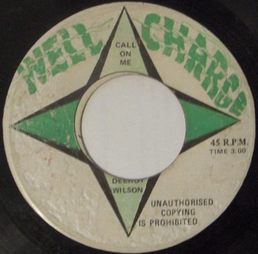 Album cover art for "Call on Me" by Delroy Wilson