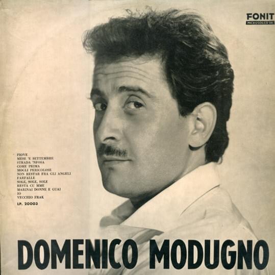 Album cover art for "Farfalle" by Domenico Modugno