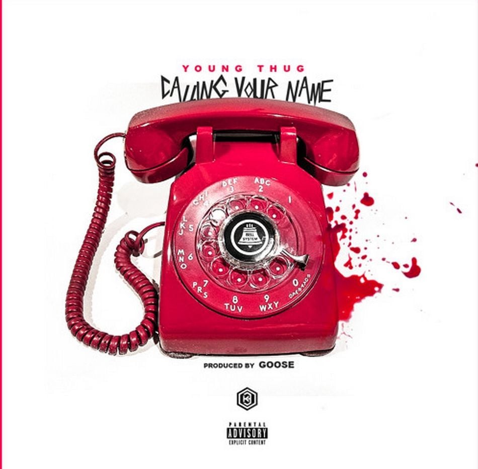 Album cover art for "Calling Your Name" by Young Thug
