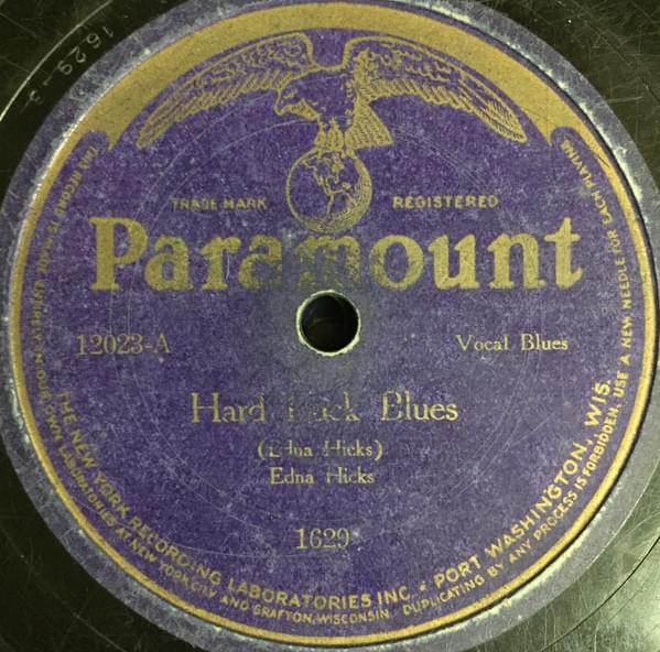 Hard Luck Blues by Edna Hicks