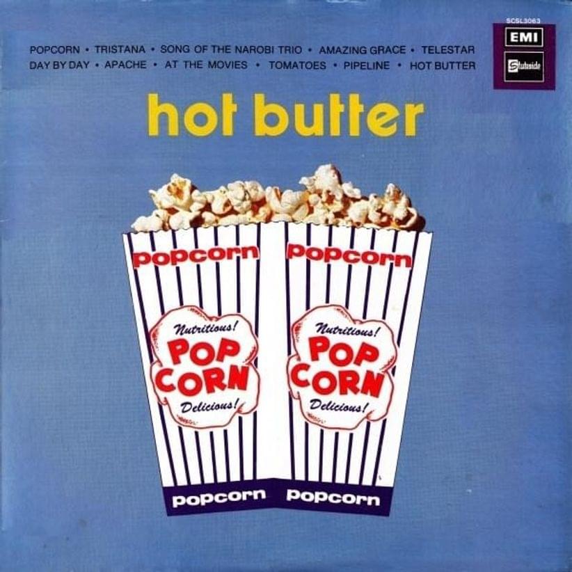 Album cover art for "Popcorn" by Hot Butter