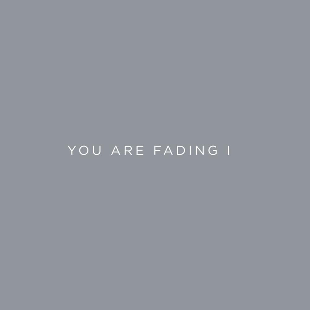Cover image for You Are Fading I