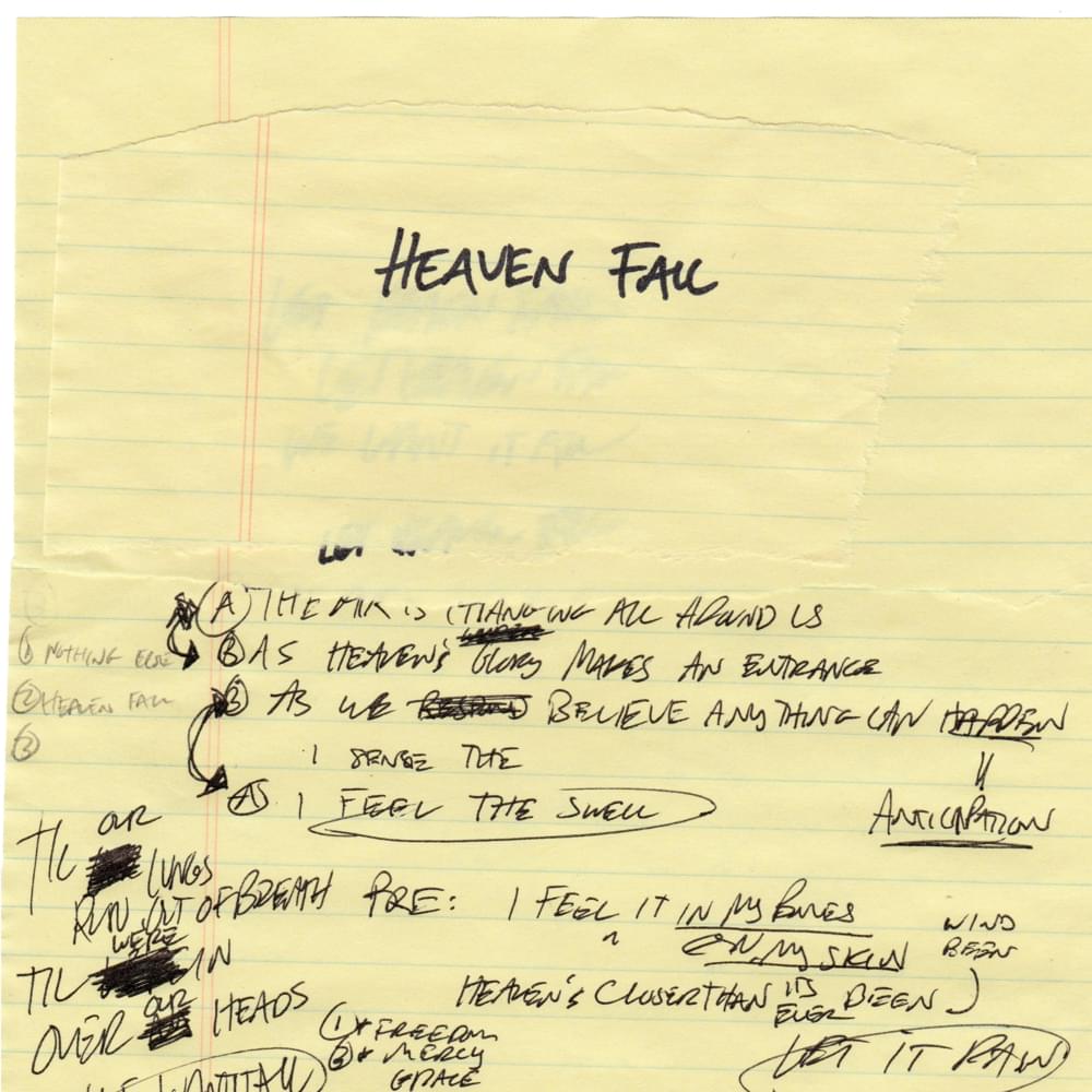 Album cover art for "Heaven Fall" by Cody Carnes