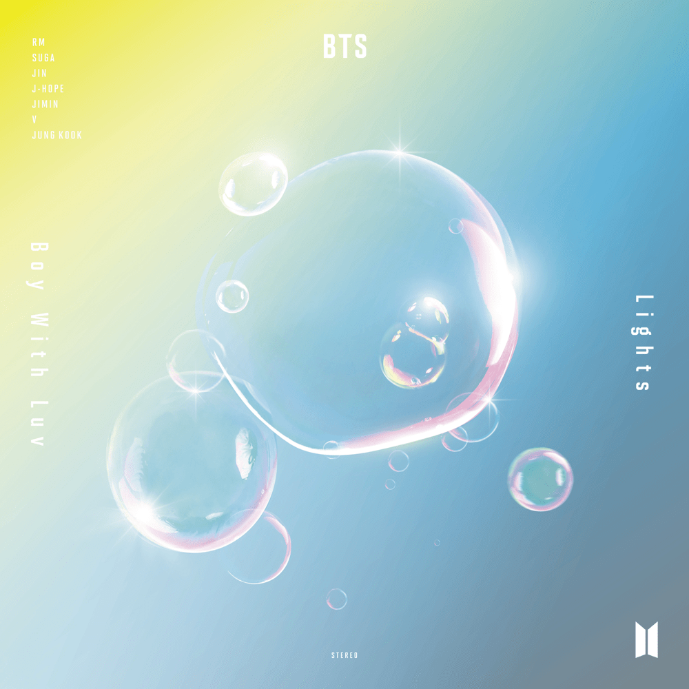 Album cover art for "Lights" by BTS