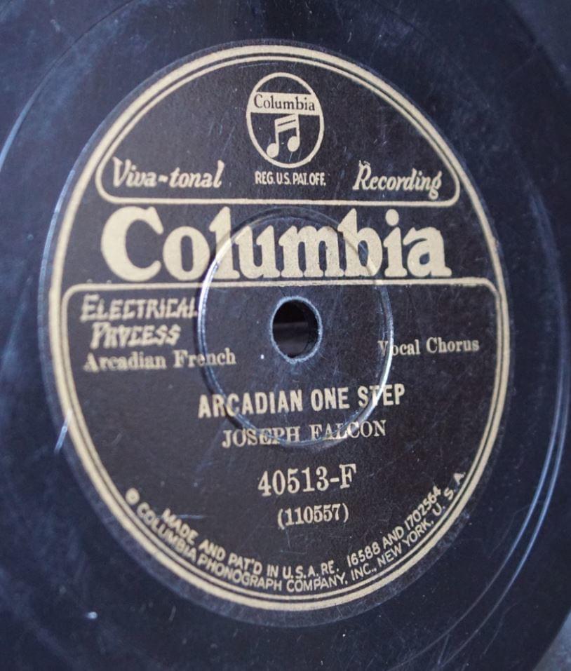 Album cover art for "Acadian One-Step" by Joseph Falcon