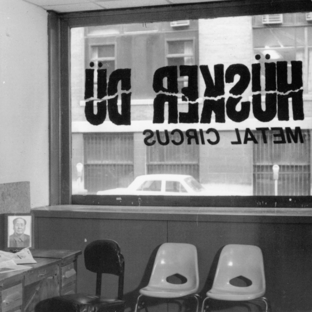 Album cover art for "Real World" by Hüsker Dü