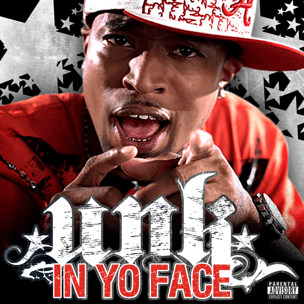 Album cover art for "In Yo Face" by Unk