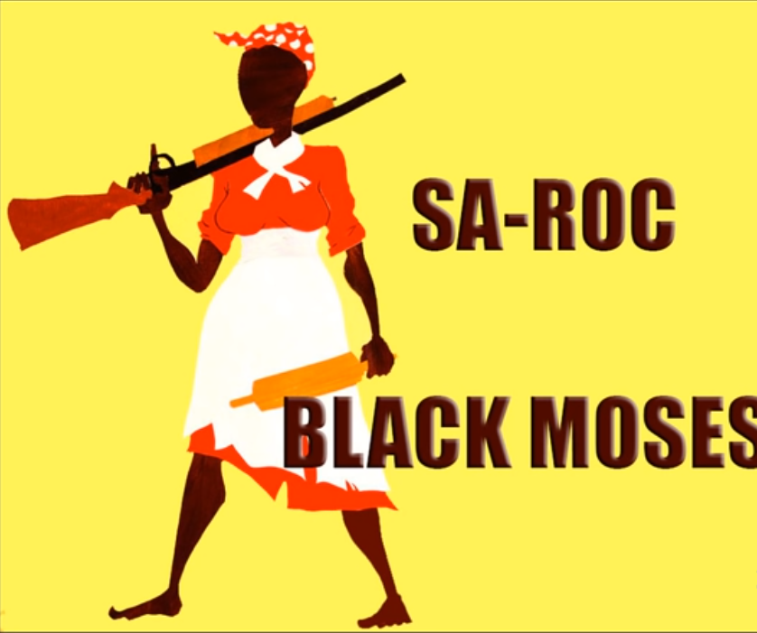 Album cover art for "Black Moses" by Sa-Roc