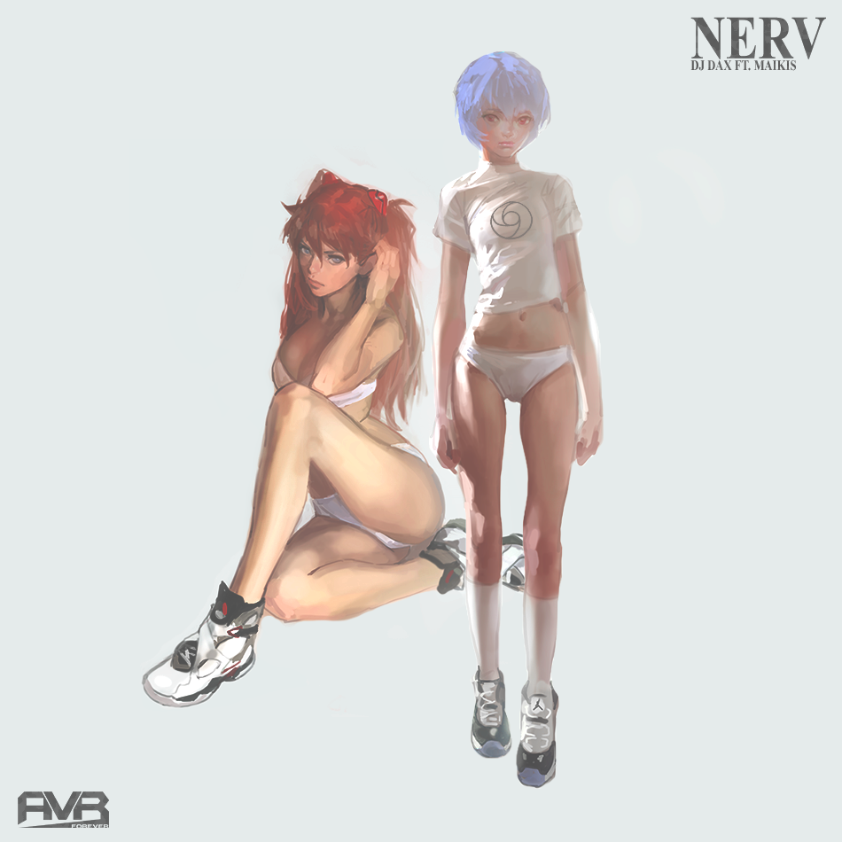 Album cover art for "NERV" by pdr dax & Mystic elder maikis...