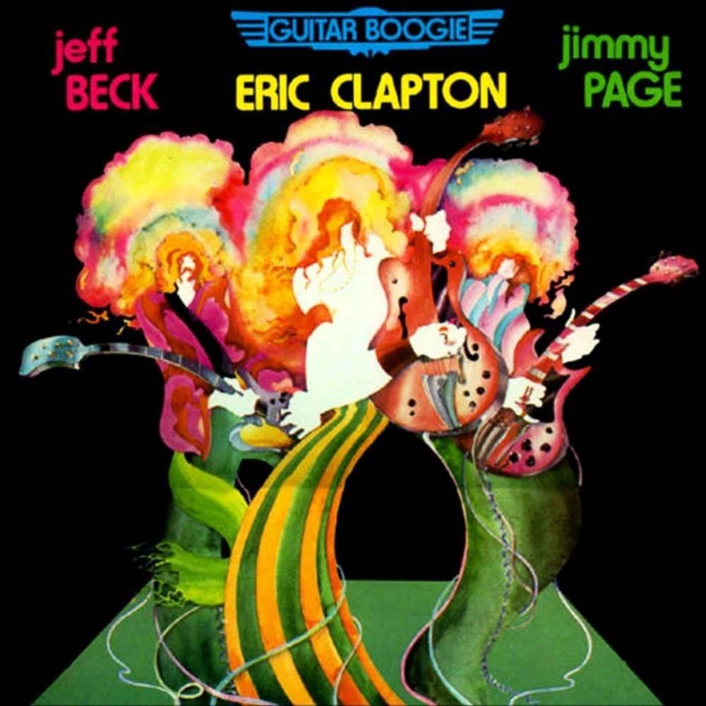 Album cover art for "Draggin’ My Tail" by Eric Clapton & Jimmy Page