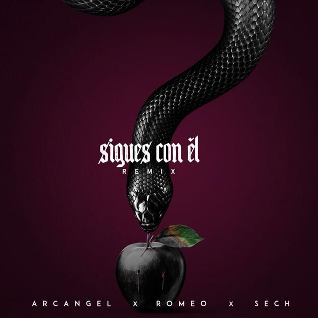 Album cover art for "Sigues Con Él (Remix)" by Arcángel