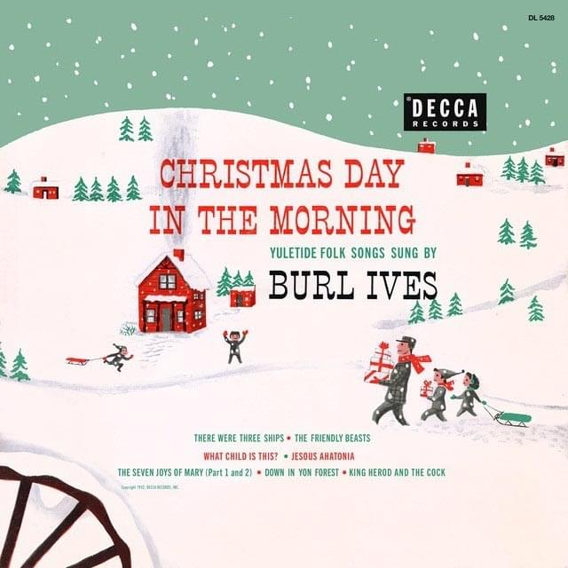 Album cover art for "Jesous Ahatonia" by Burl Ives