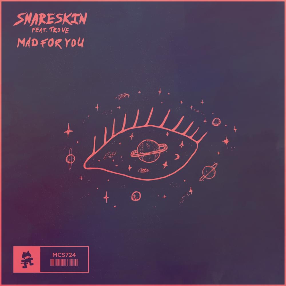 Album cover art for "Mad For You" by Snareskin & TRØVES