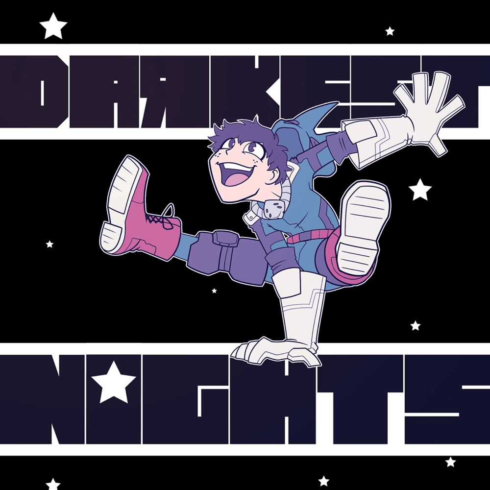 Album cover art for "Darkest Nights" by Rockit Music