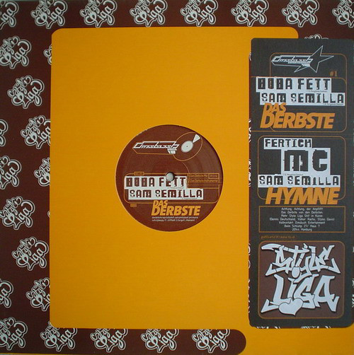 Album cover art for "Das Derbste" by Boba Ffett, Sam Semilla