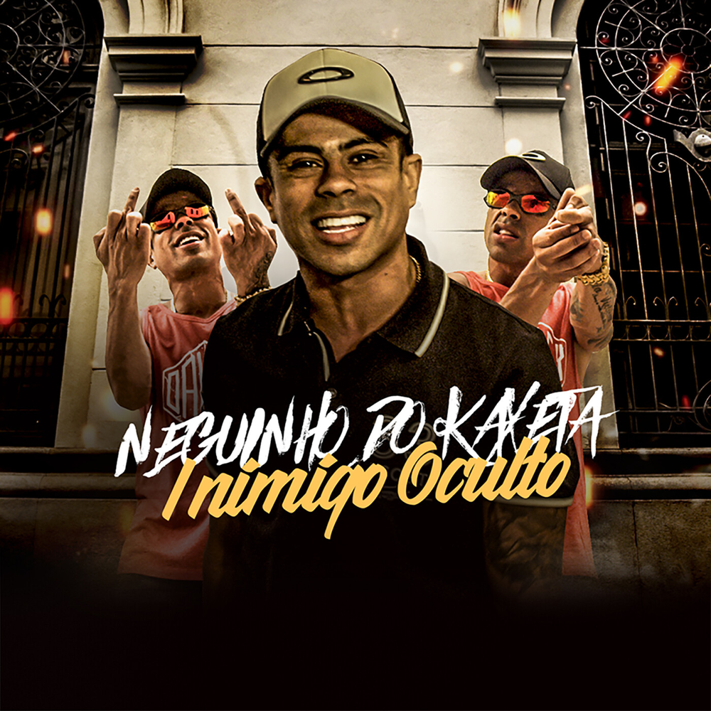 Album cover art for "Inimigo Oculto" by MC Neguinho do Kaxeta