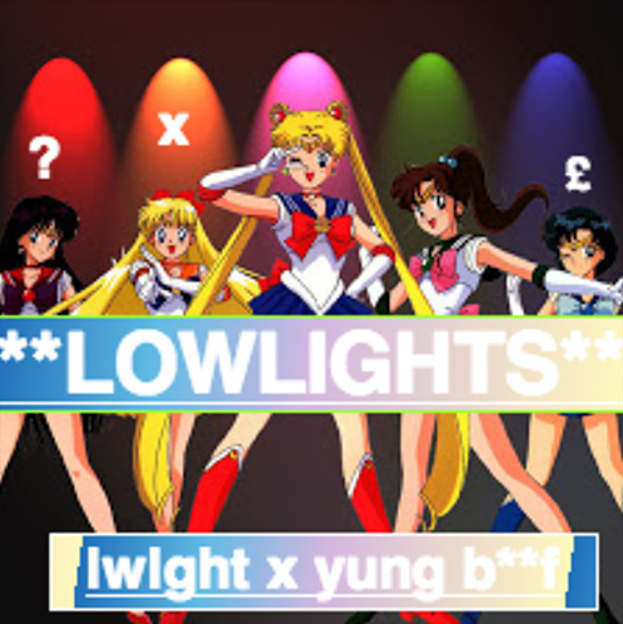 Album cover art for "Lowlights" by Yung Beef & LOWLIGHT