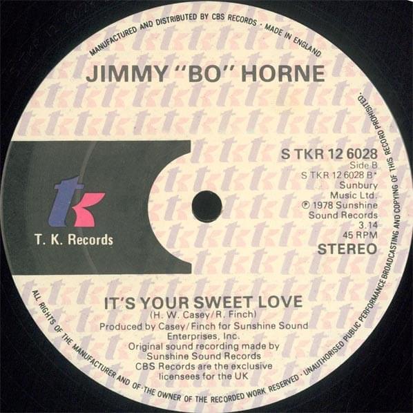 Album cover art for "It’s Your Sweet Love" by Jimmy “Bo” Horne