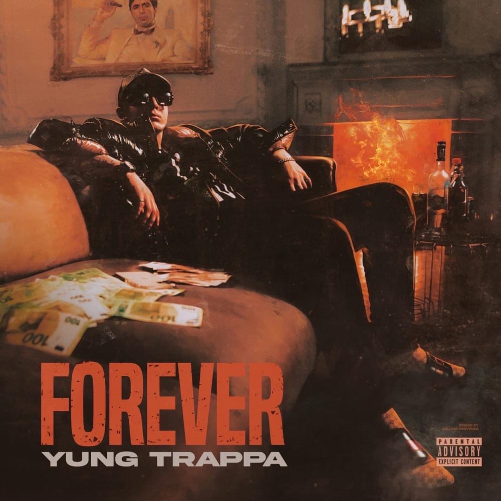 Album cover art for "CRAZY" by YUNG TRAPPA