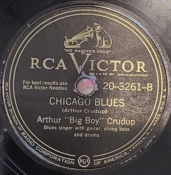 Album cover art for "Chicago Blues" by Arthur “Big Boy” Crudup