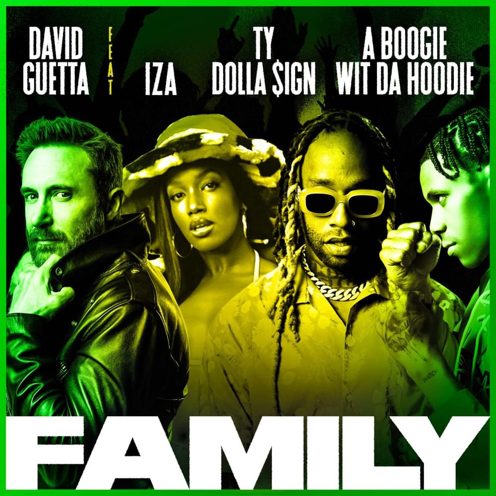 Album cover art for "Family (Brazilian Version)" by David Guetta & IZA & A Boogie wit da Hoodie & Ty Dolla $ign