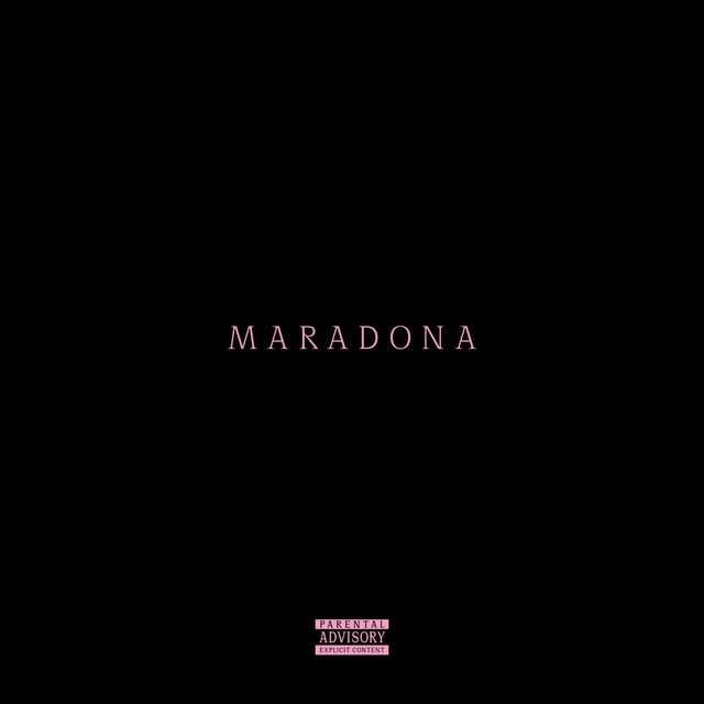 Album cover art for "MARADONA" by Frenna