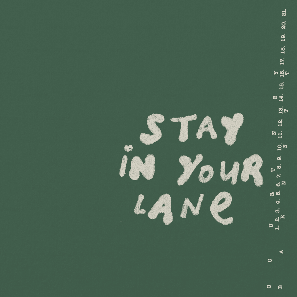Album cover art for "Stay In Your Lane" by Courtney Barnett