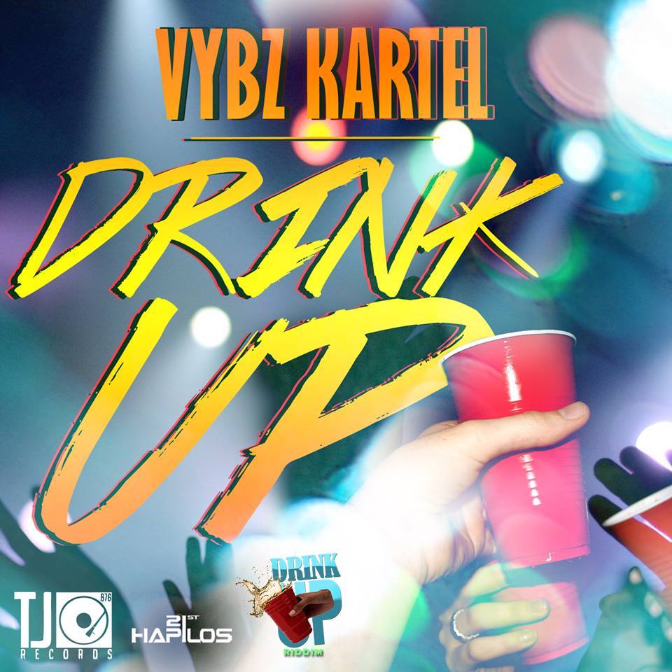 Album cover art for "Drink Up" by Vybz Kartel