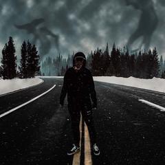 Album cover art for "Too Scary" by Jude Barclay