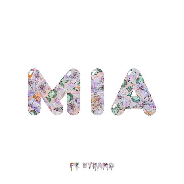 Album cover art for "MIA" by Jackie Onassis & Vydamo