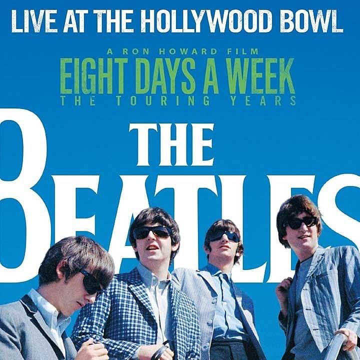 Album cover art for "Baby’s In Black [Live at the Hollywood Bowl]" by The Beatles