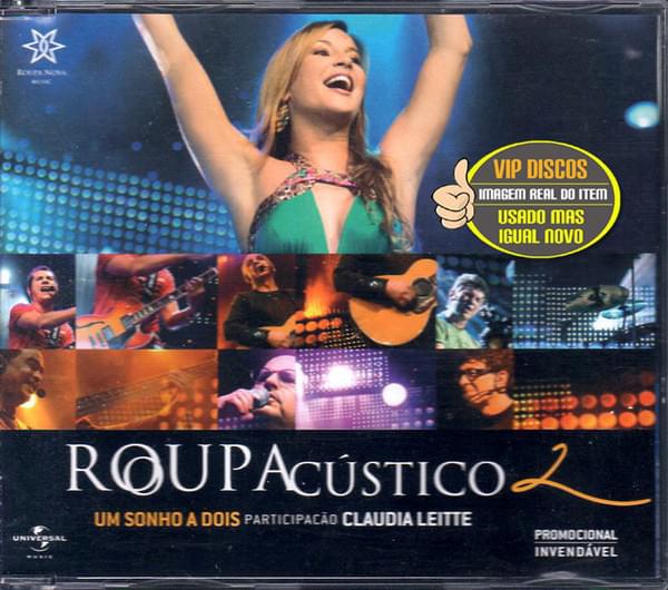 Album cover art for "Um Sonho a Dois" by Roupa Nova & Claudia Leitte