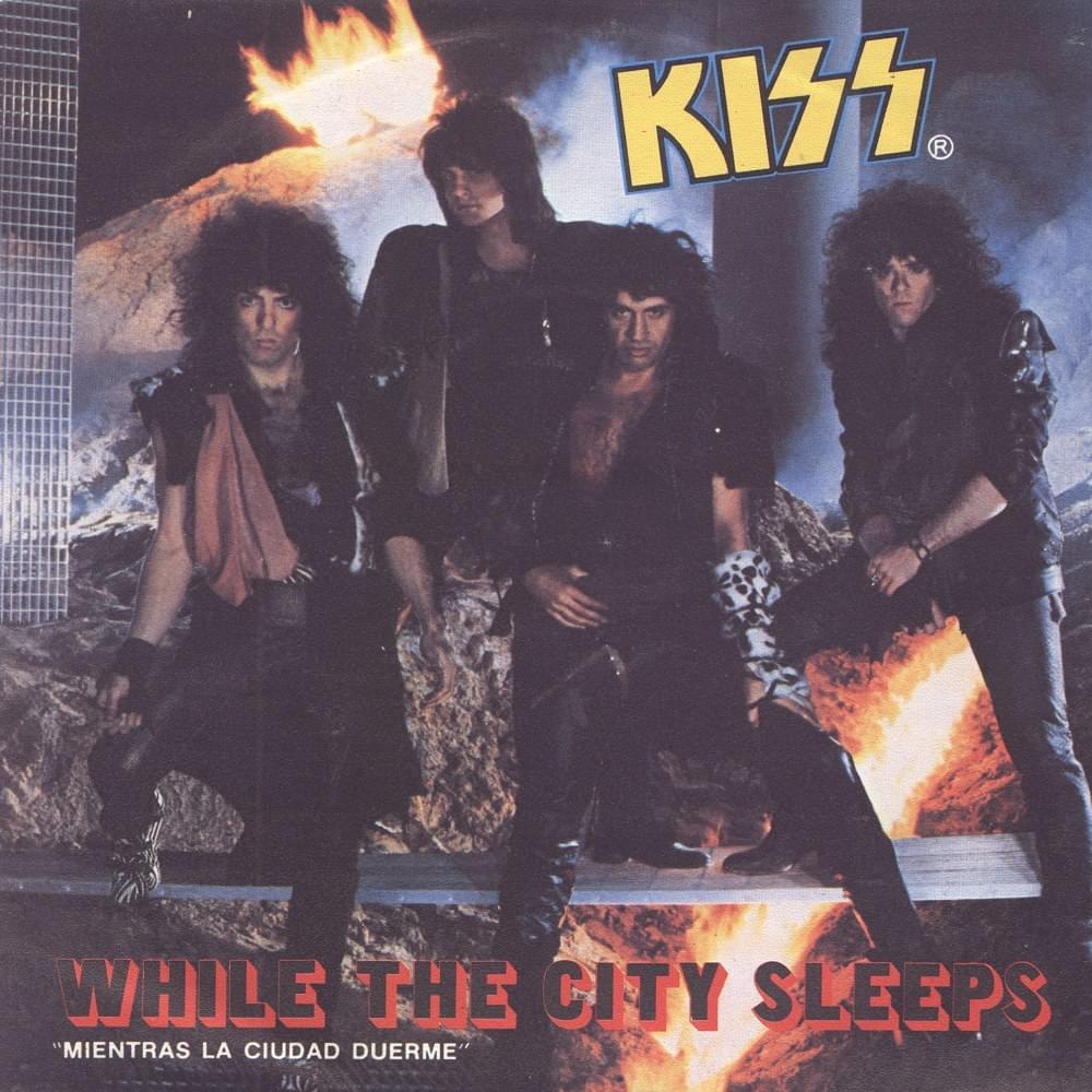 Album cover art for "While the City Sleeps" by KISS