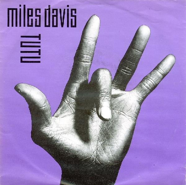 Album cover art for "Tutu" by Miles Davis
