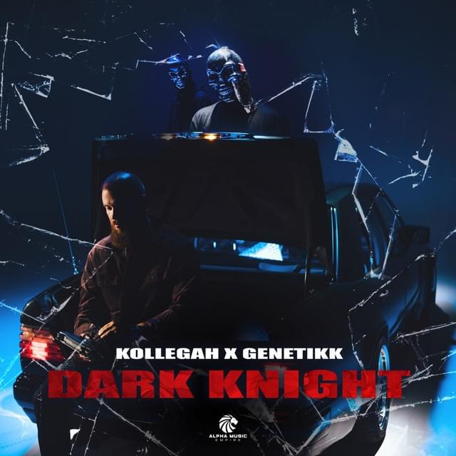 Album cover art for "DARK KNIGHT" by Kollegah & Genetikk
