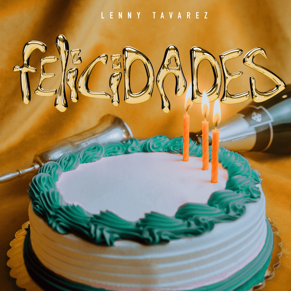 Album cover art for "Felicidades" by Lenny Tavárez