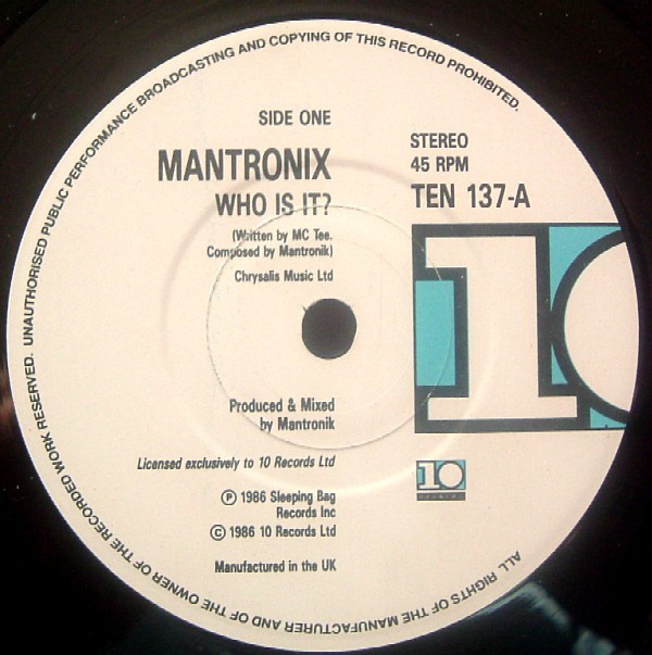 Who Is It? by Mantronix