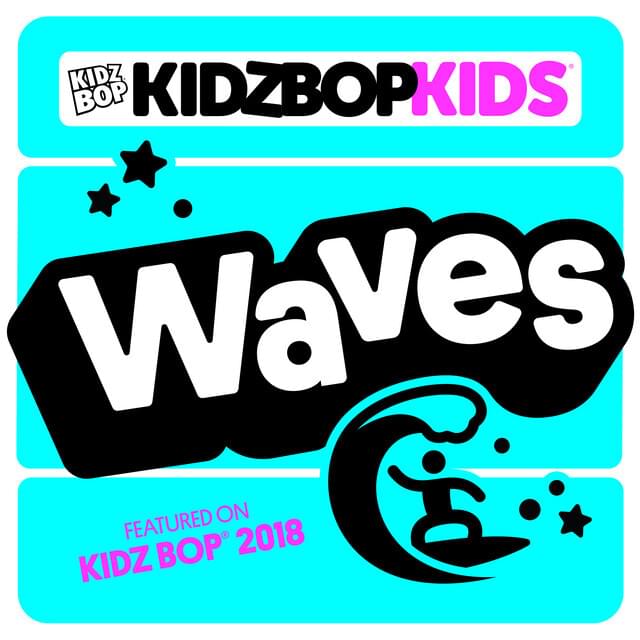 Album cover art for "Waves (2016)" by KIDZ BOP Kids