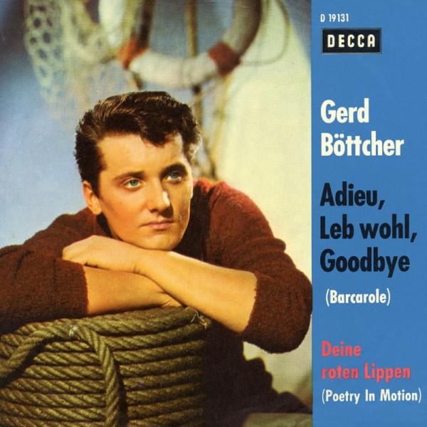 Album cover art for "Adieu, Lebewohl, Goodbye" by Gerd Böttcher